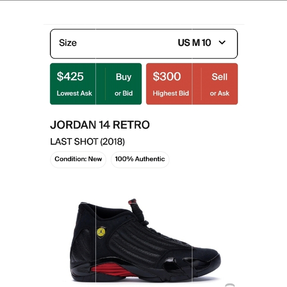 Jordan 14 Retro. Size 10 - Picture 2 of 11